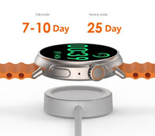 Load image into Gallery viewer, MT30 Smart Watch Ultra Long Range Waterproof - Silver-Brown Skin_4